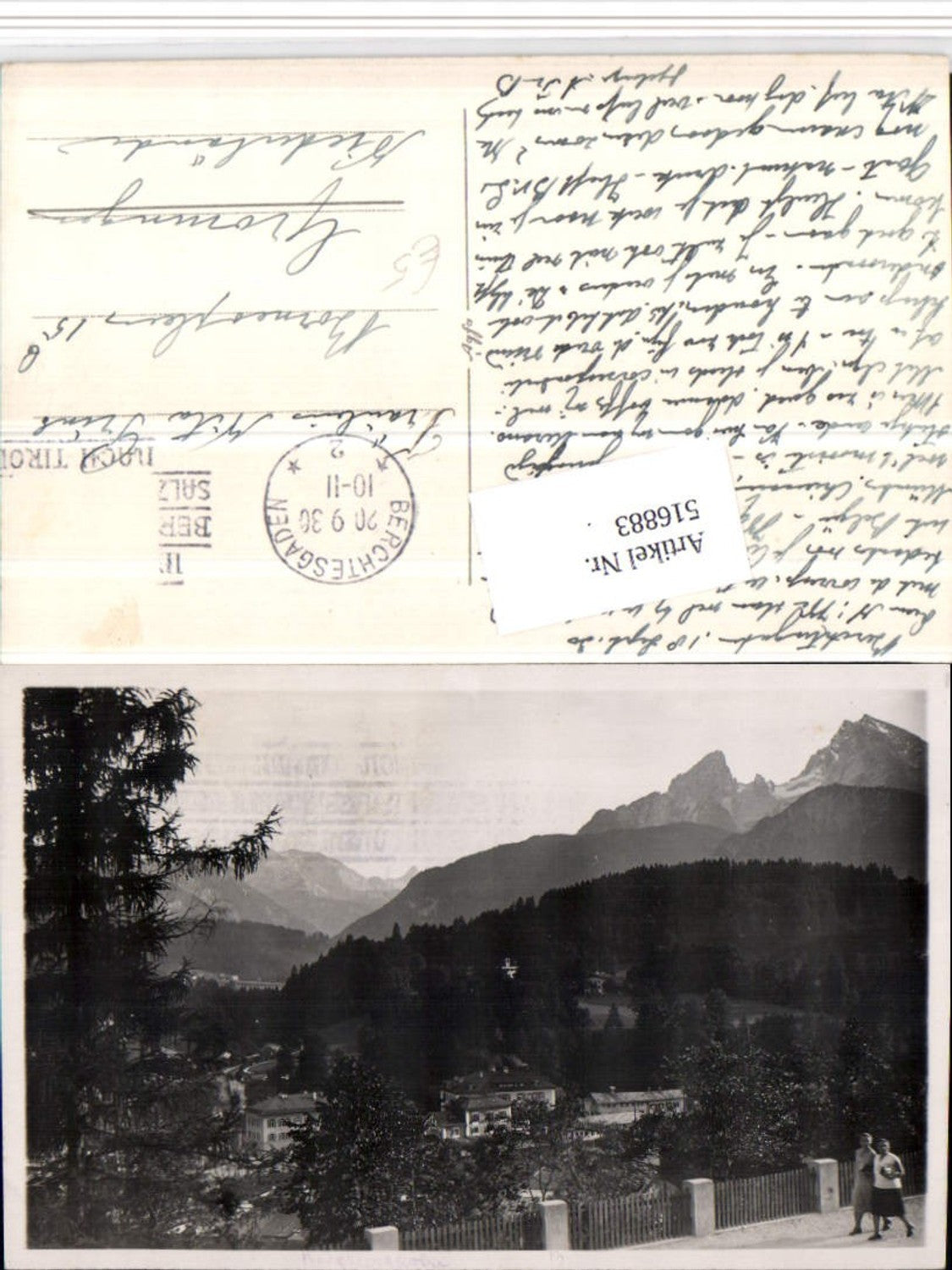 516883,Berchtesgaden Teilansicht Bergkulisse