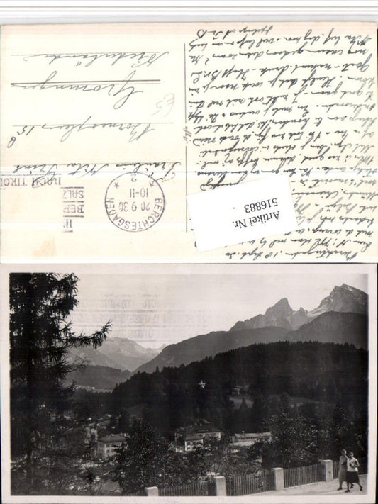 516883,Berchtesgaden Teilansicht Bergkulisse
