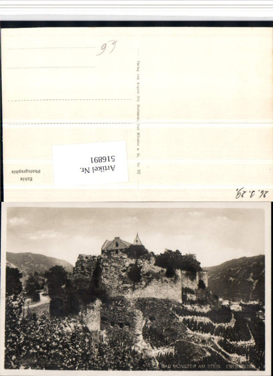 516891,Bad Münster am Stein Ebernburg Burg