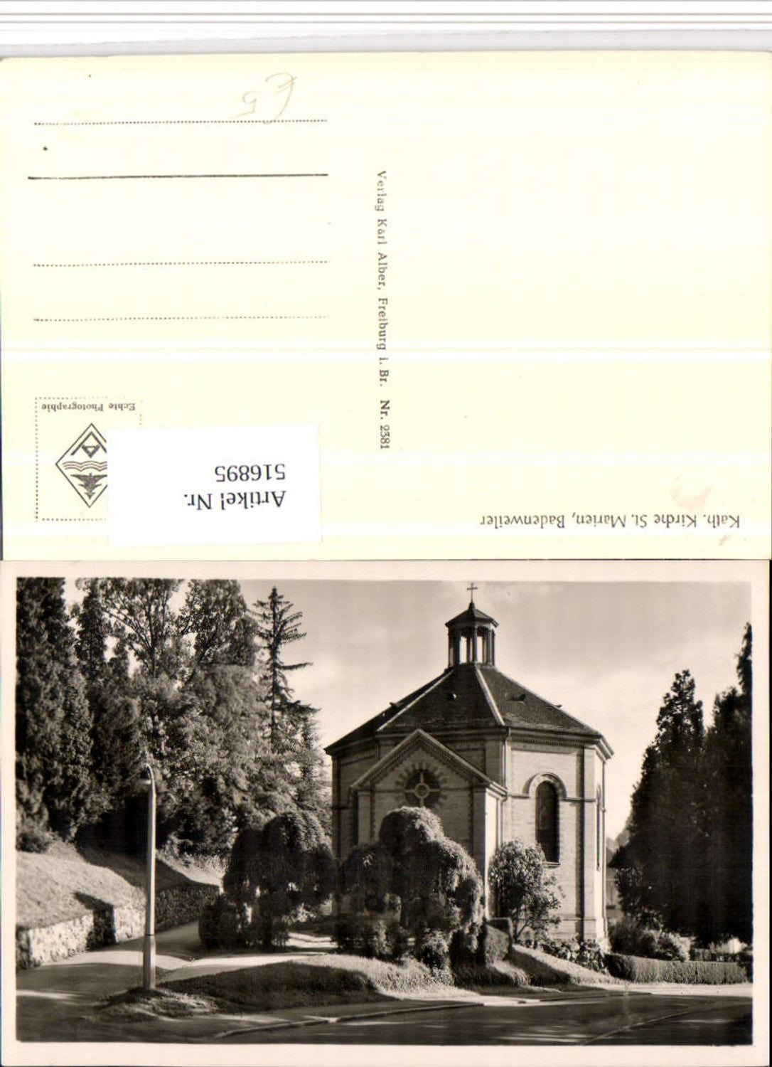 516895,Badenweiler Katholische Kirche St. Marien