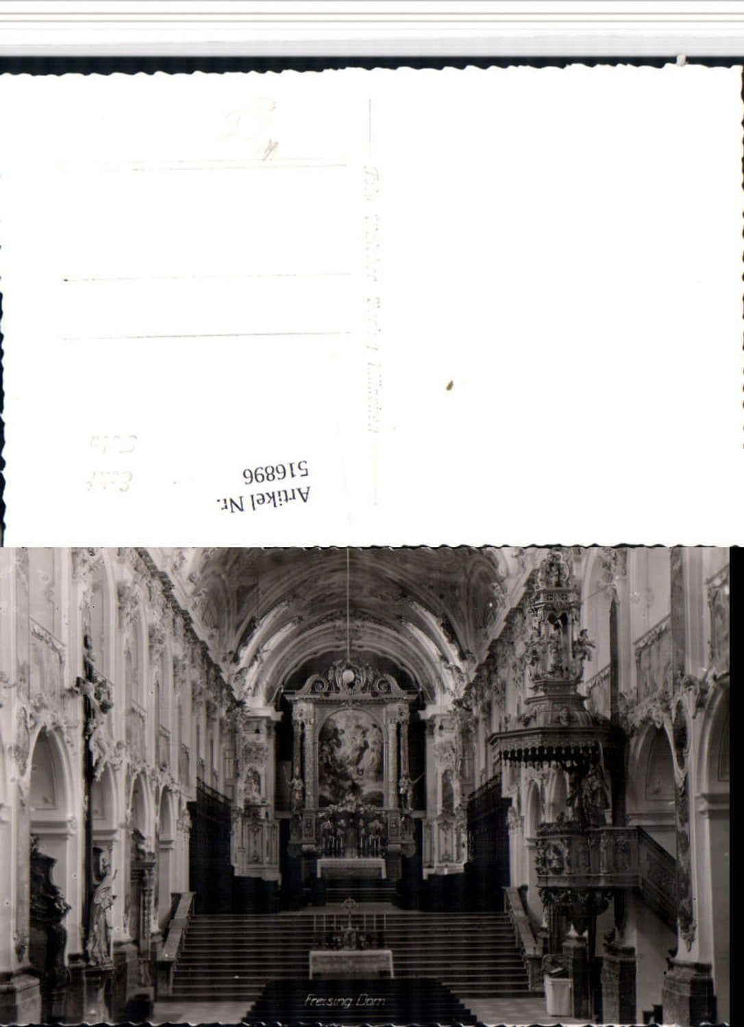 516896,Freising Dom Kirche Innenansicht Kanzel