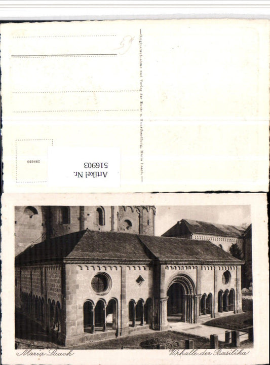 516903,Maria Laach b. Glees Vorhalle der Basilika Kirche
