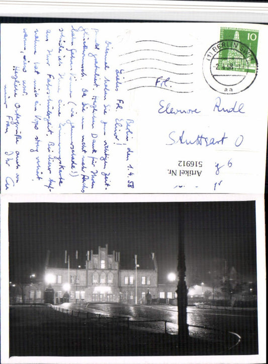 516912,Berlin b. Nacht Gebäude