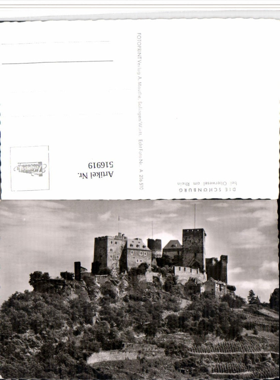 516919,Schönburg Burg b. Oberwesel am Rhein