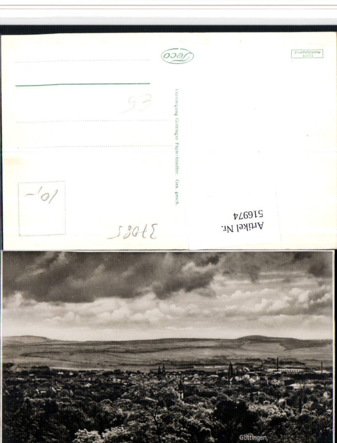 516974,Göttingen Totale vom Borheck-Tempel