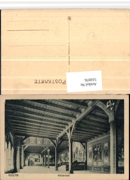 516976,Goslar am Harz Kaisersaal Innenansicht