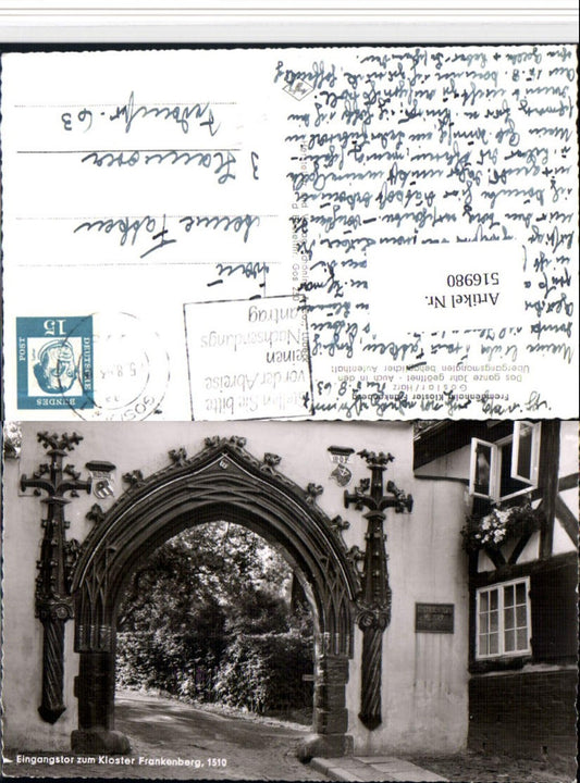 516980,Goslar am Harz Kloster Frankenberg Eingangstor Tor