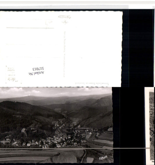 517013,Bilstein im Sauerland Totale Fliegeraufnahme