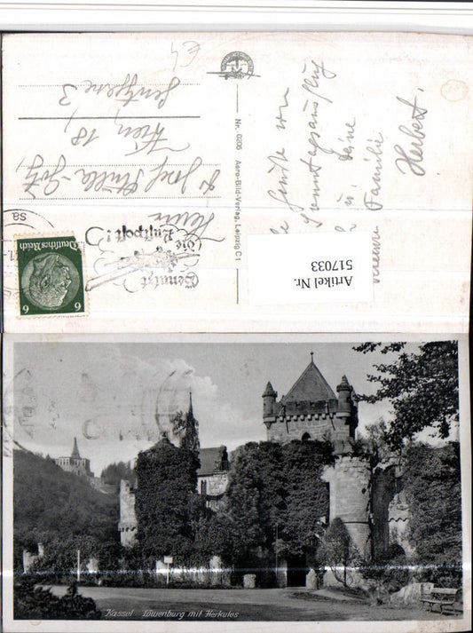 517033,Kassel Löwenburg m. Herkules