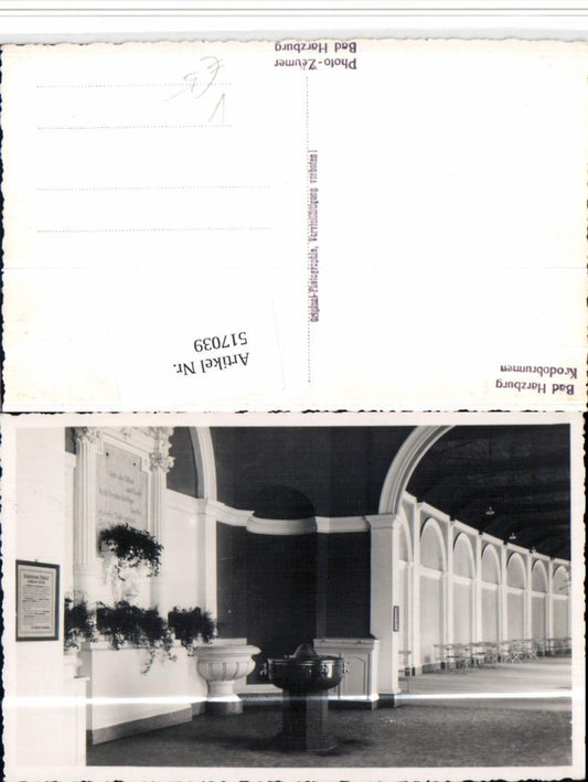 517039,Foto AK Bad Harzburg Krodobrunnen Brunnen pub Foto Zeumer