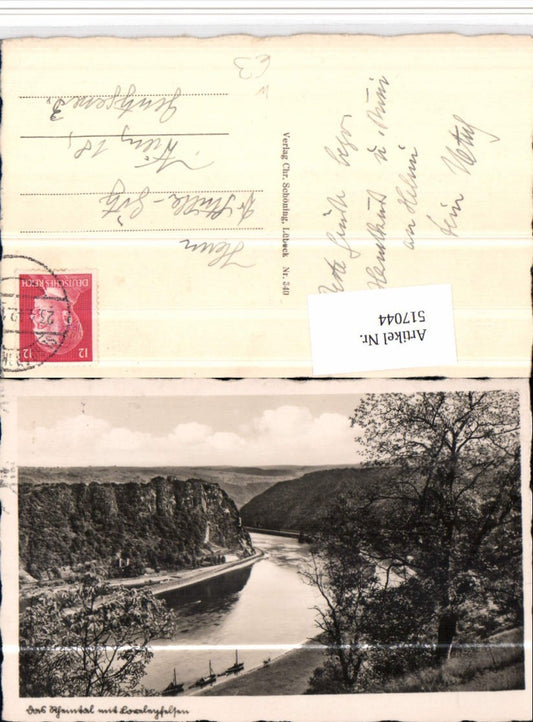 517044,Rheintal m. Loreleyfelsen Loreley b. St. Goarshausen