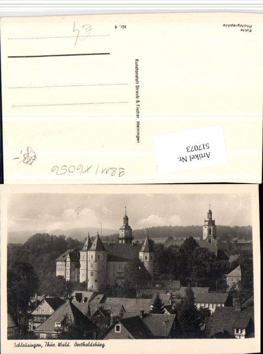 517073, Schleusingen Bertholdsburg Castle Towers