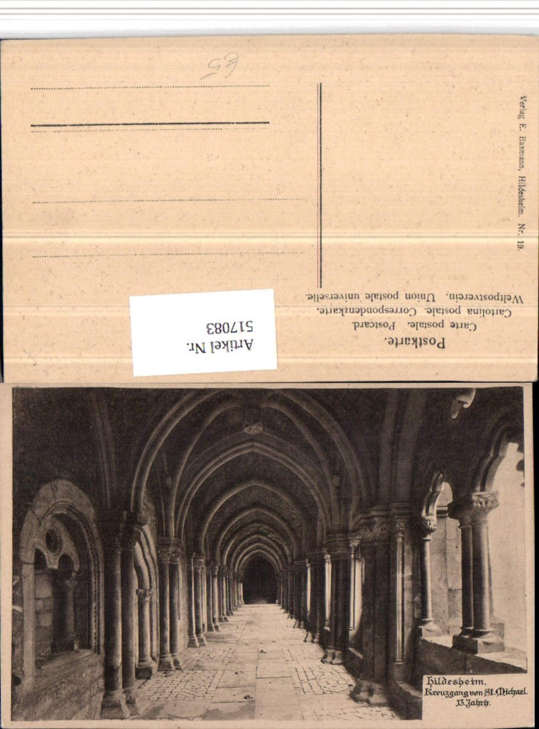 517083,Hildesheim St. Michael Kreuzgang