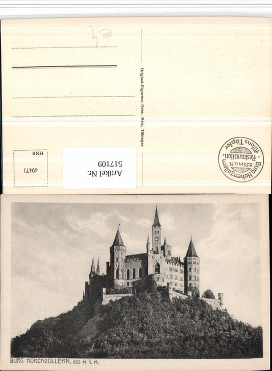517109, Hohenzollern Castle near Bisingen