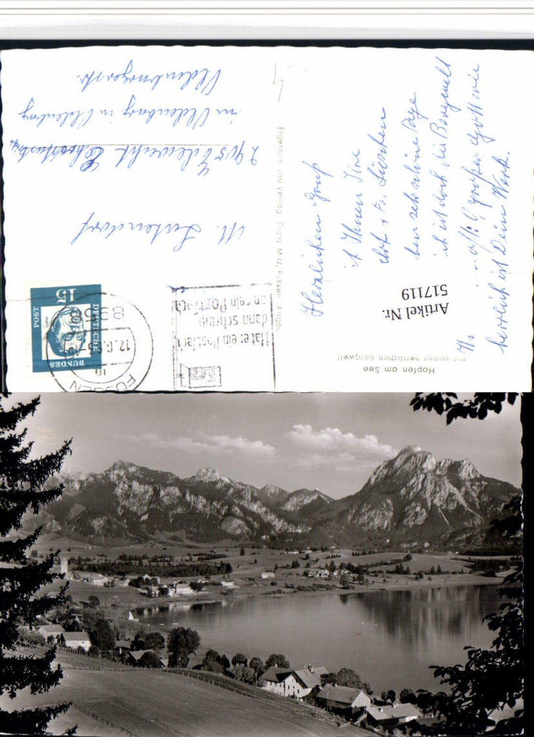 517119,Hopfen am See Teilansicht Bergkulisse