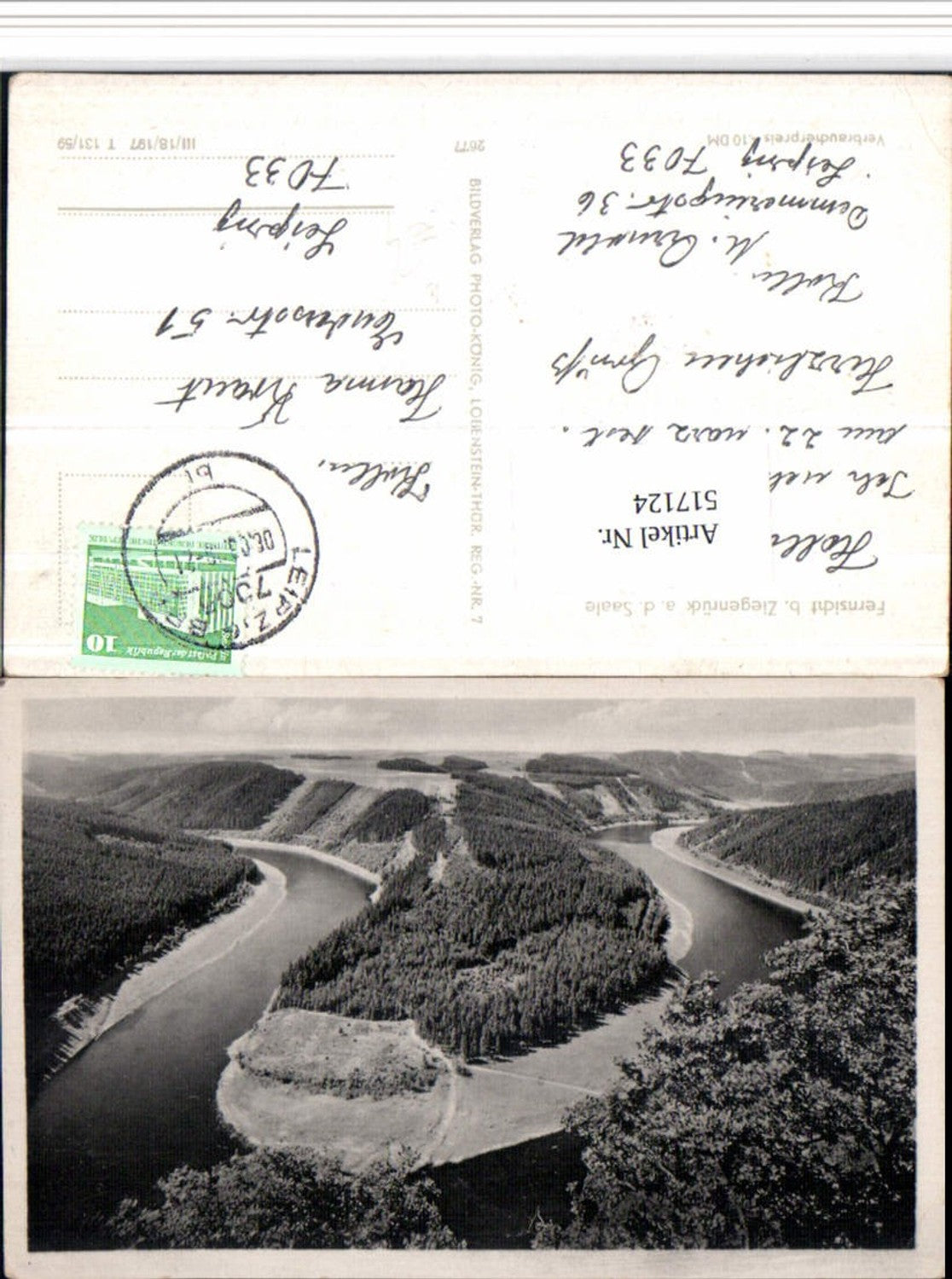 517124, Distant view near Ziegenrück on the Saale River