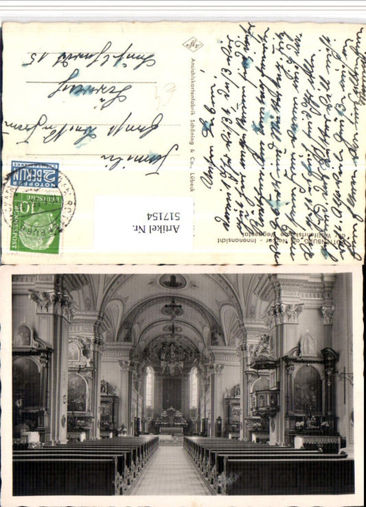 517154,Rottenburg am Neckar Kirche Innenansicht