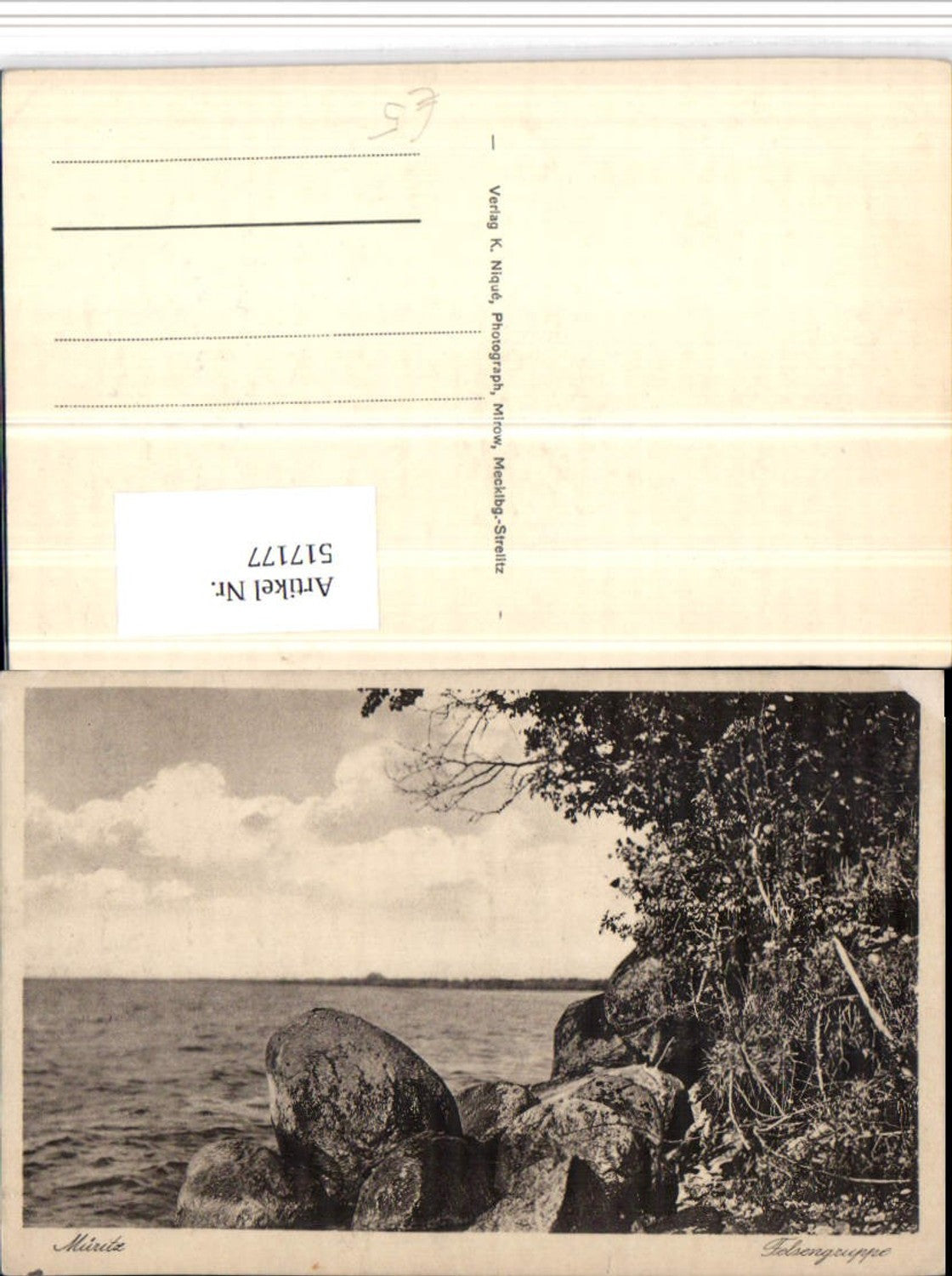 517177,Müritz Felsengruppe Steine Partie