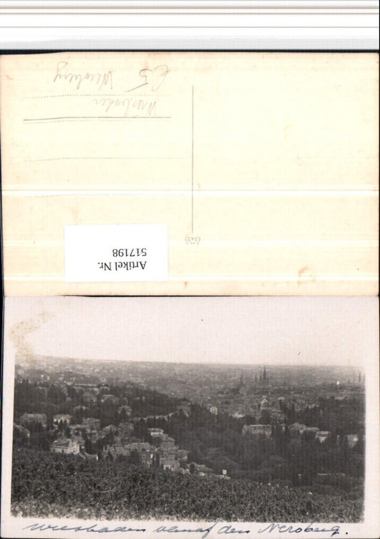 517198,Wiesbaden Totale vom Neroberg
