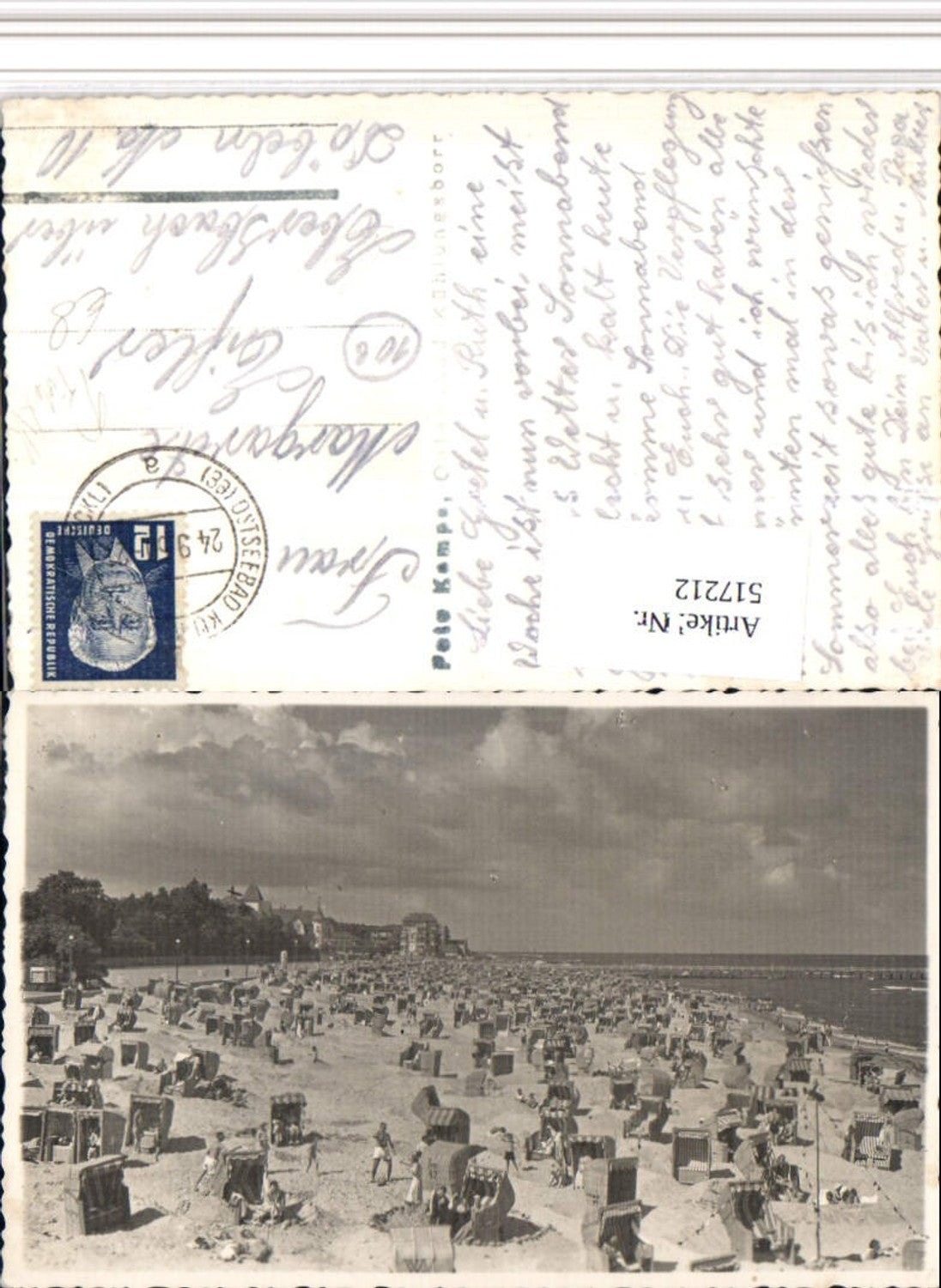 517212,Foto AK Ostseebad Kühlungsborn Strandleben Strand