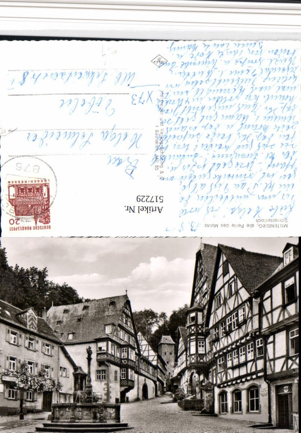 517229,Miltenberg am Main Schnatterloch Erker Brunnen