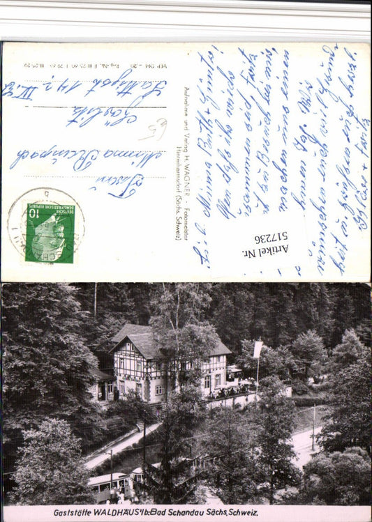 517236,Sächsische Schweiz Bad Schandau Gaststätte Waldhäusl