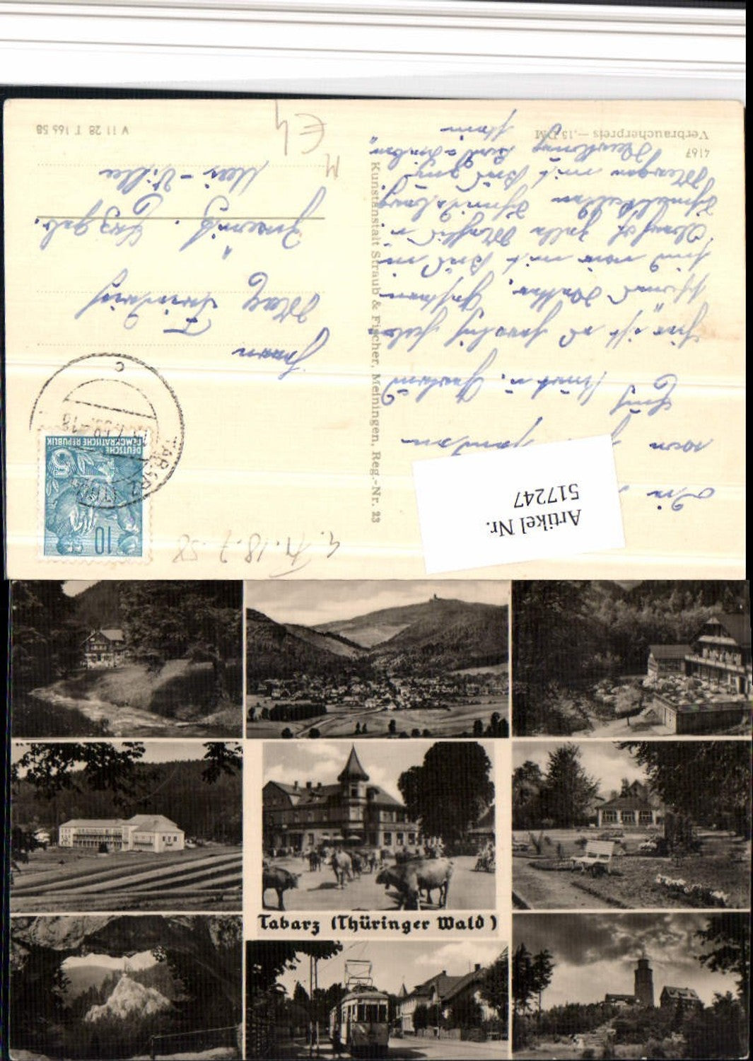 517247, Tabarz Total tram observation tower multi-view map
