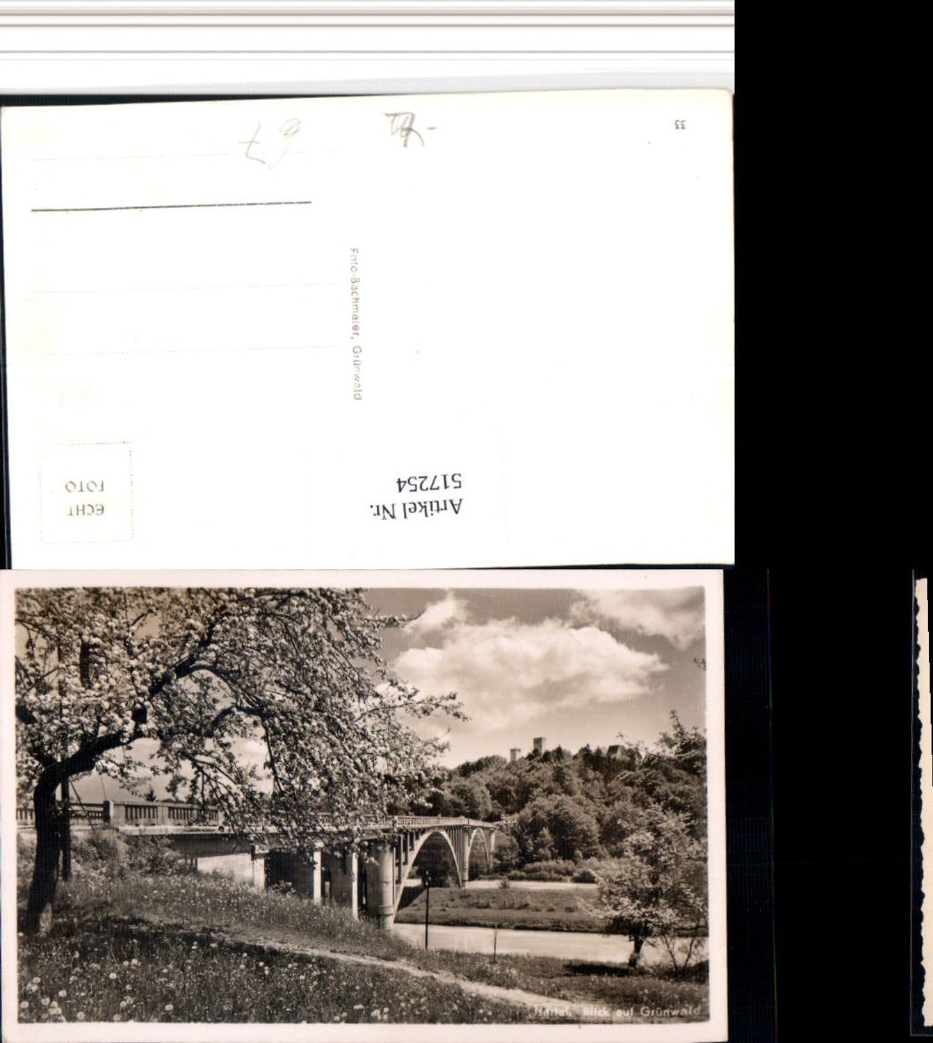 517254, Isar Valley view of Grünwald Bridge