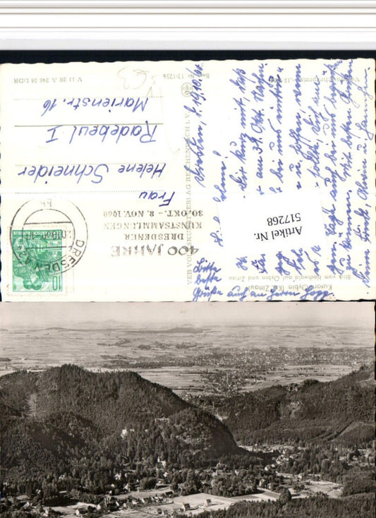 517268,Oybin Totale vom Hochwald pub VEB 400 J. Dresdner Kunstsammlungen 1960