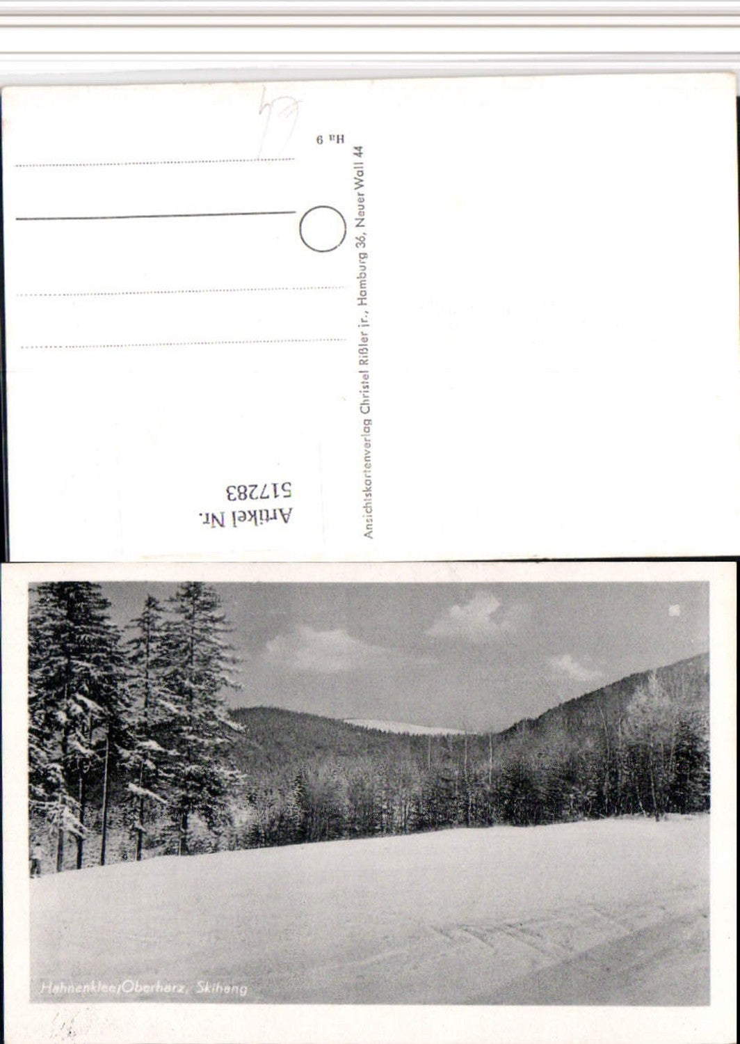 517283,Hahnenklee im Oberharz Skihang Winterbild