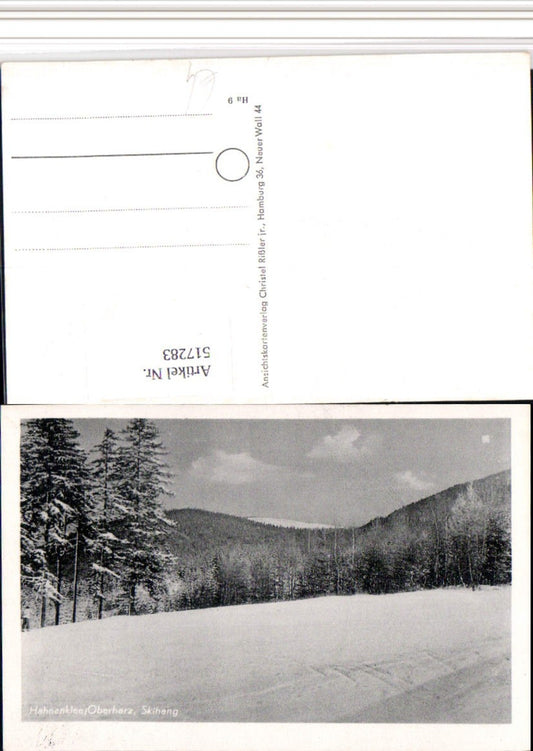 517283,Hahnenklee im Oberharz Skihang Winterbild