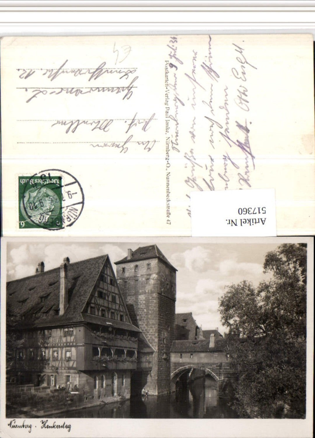 517360,Nürnberg Henkersteg Turm Brücke