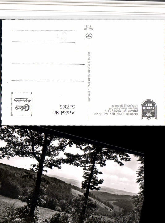 517385,Wellin b. Herscheid Blick zum Ebbegebirge Landschaft