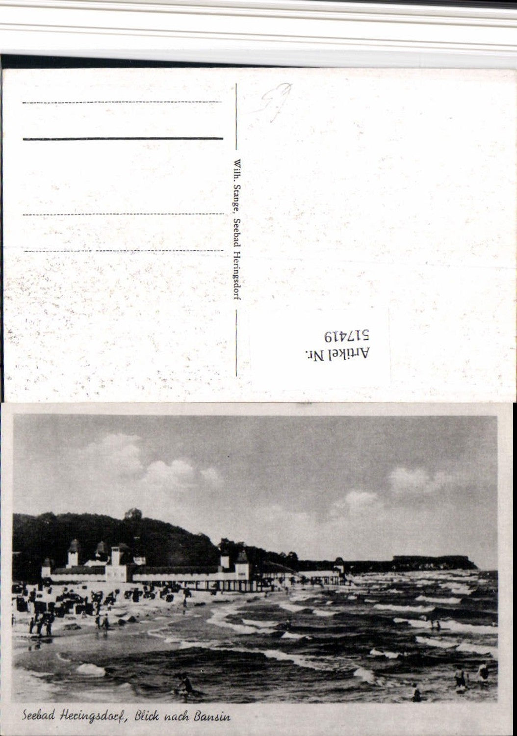 517419,Seebad Heringsdorf Blick nach Bansin Strand