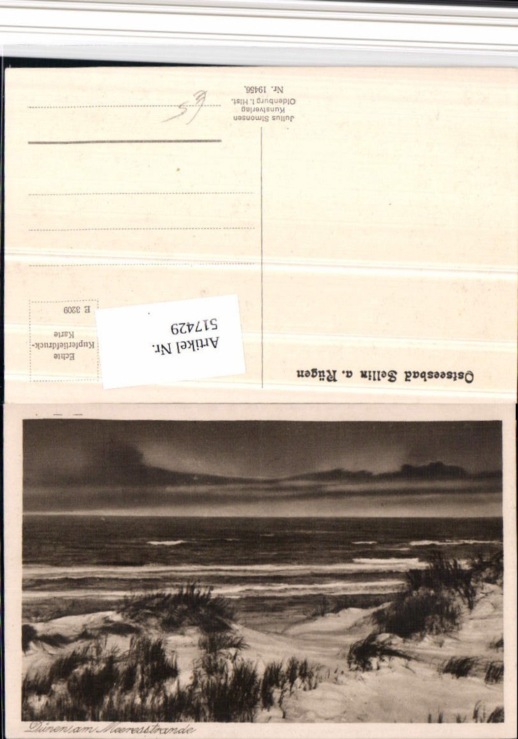 517429,Ostseebad Sellin auf Rügen Dünen am Meeresstrande