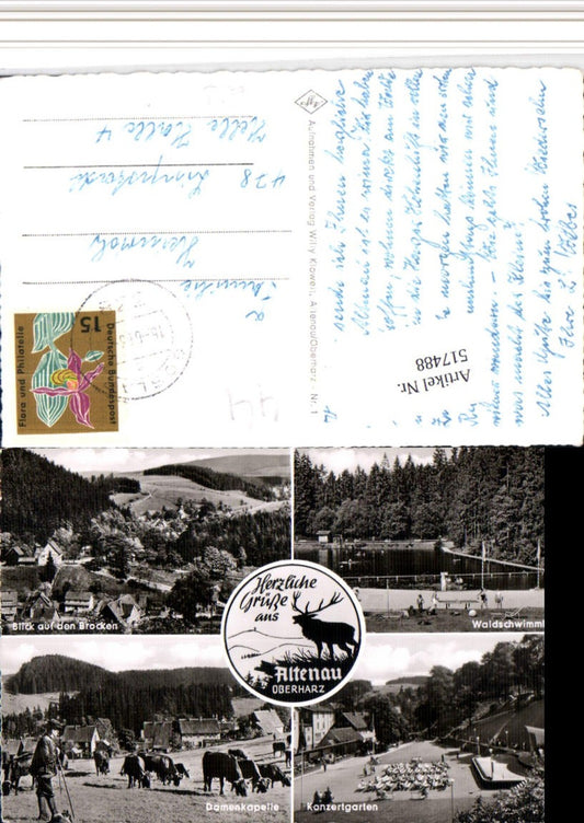 517488,Altenau im Oberharz Schwimmbad Konzertgarten Mehrbildkarte