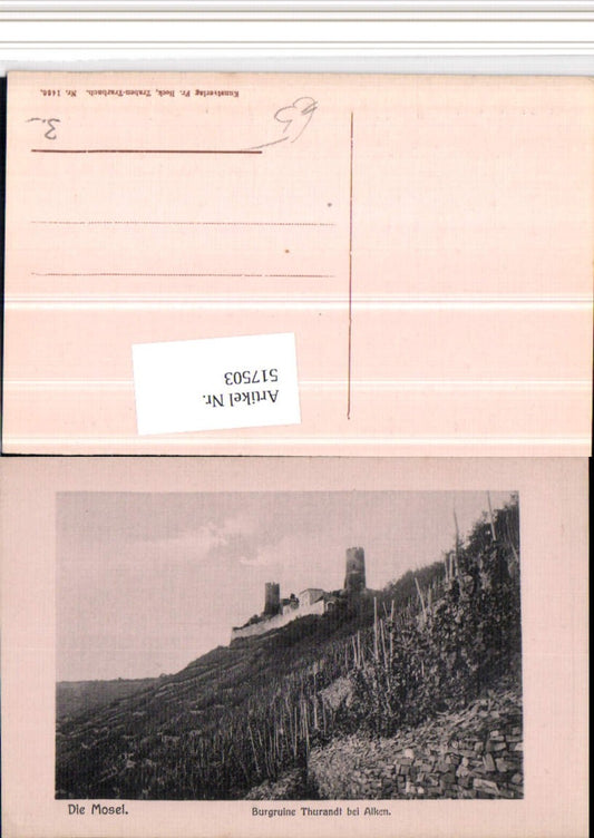 517503,Burgruine Thurandt b. Alken an d. Mosel