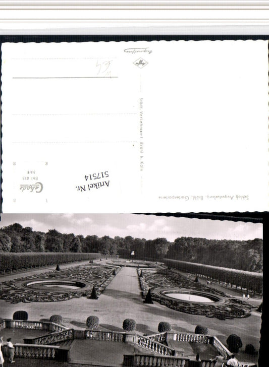 517514,Brühl Schloss Augustusburg Gartenparterre