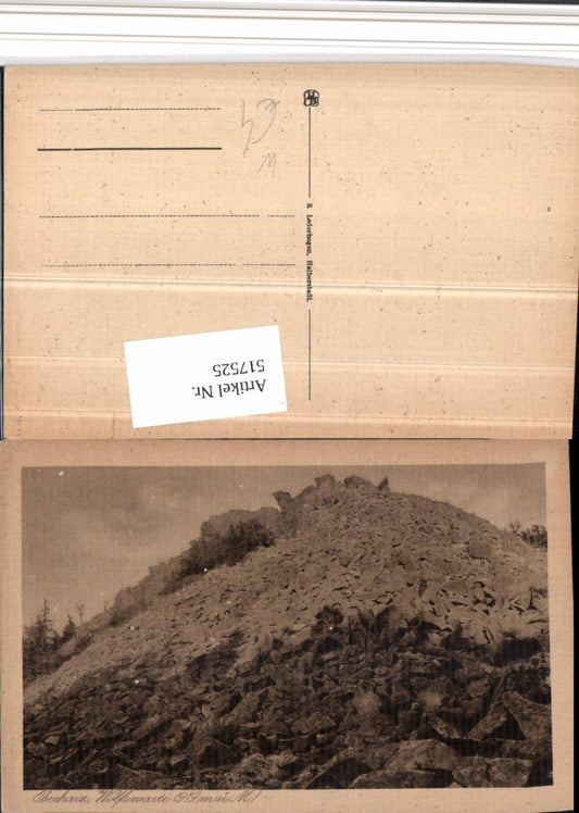 517525,Oberharz Wolfswarte b. Clausthal-Zellerfeld