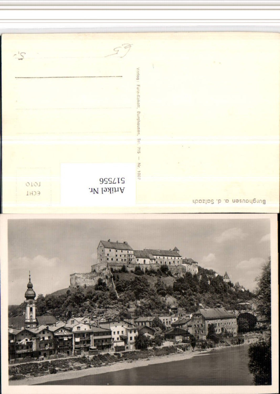 517556,Burghausen an d. Salzach Totale m. Burg