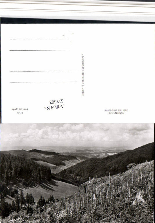 517563,Buntenbock b. Clausthal-Zellerfeld Blick ins Lerbachtal
