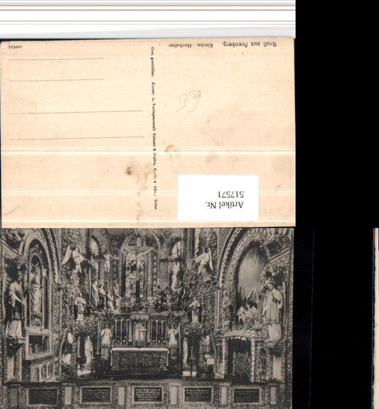 517571,Koblenz Gruß aus Arenberg Kirche Innenansicht Hochaltar