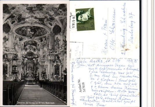 517618,Birnau am Bodensee b. Uhldingen-Mühlhofen Kirche Innenansicht