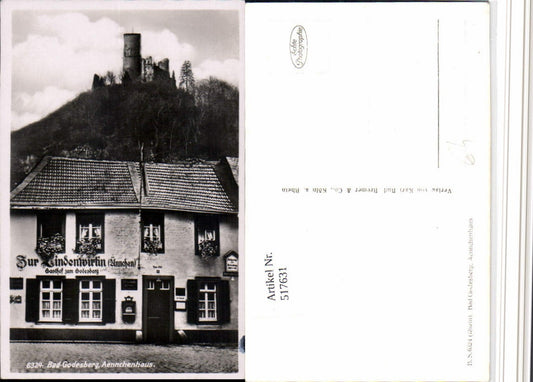 517631,Bonn am Rhein Bad Godesberg Ännchenhaus m. Burg