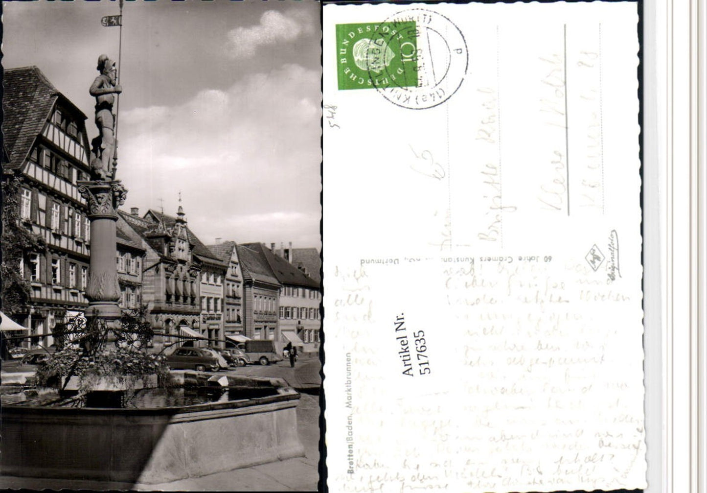 517635,Bretten Marktbrunnen Brunnen