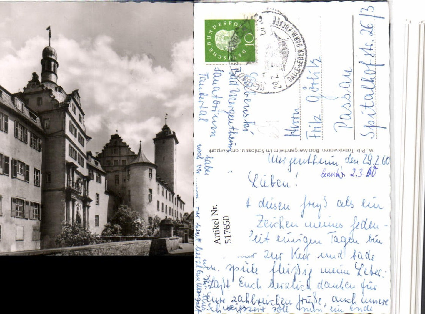 517650,Bad Mergentheim Hoch u. Deutschmeisterschloss