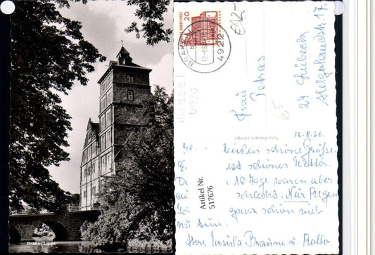 517676,Brake Lippe b. Lemgo Gebäude Turm Brücke