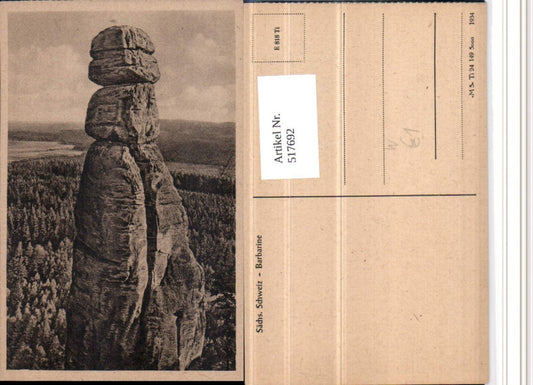 517692,Sächsische Schweiz Barbarine b. Rathen Felsen