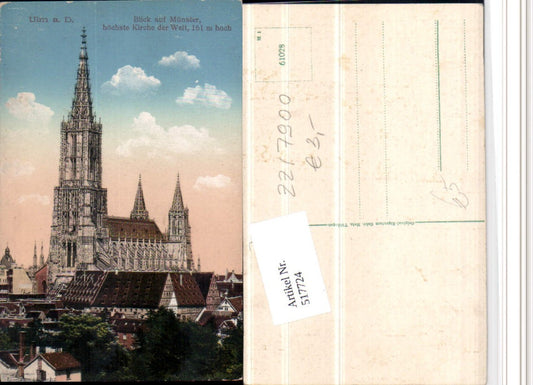 517724, Ulm on the Danube, Münster Church
