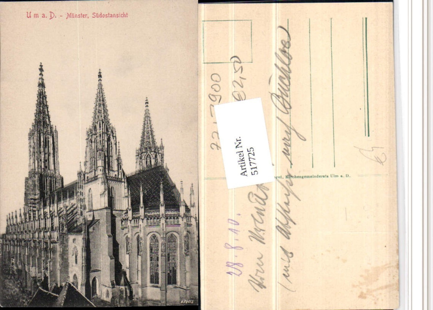 517725,Ulm an d. Donau Münster Kirche